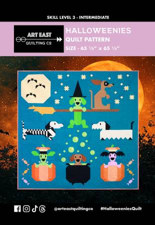 Halloweenies Quilt Pattern - Happy Little Quilt Shop