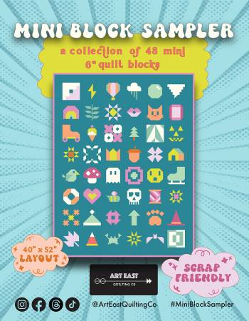 Mini Block Sampler Quilt Pattern Book - Happy Little Quilt Shop