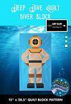 The Deep Dive Quilt - Block 2 - The Diver - Happy Little Quilt Shop