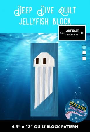 Deep Dive Quilt - Block 6 - The Jellyfish - Happy Little Quilt Shop