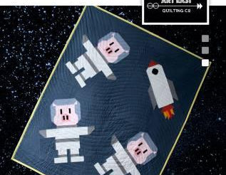 Space Bacon Quilt Pattern - Happy Little Quilt Shop