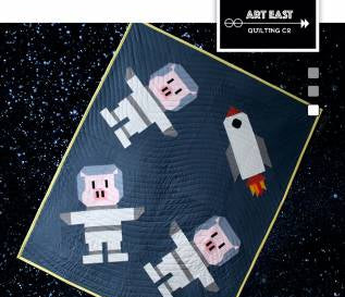 Space Bacon Quilt Pattern - Happy Little Quilt Shop