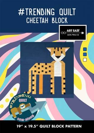 #Trending Quilt - Block 8 - The Cheetah Block - Happy Little Quilt Shop