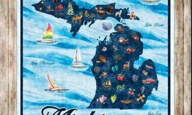 ALL MICHIGAN SHOP HOP 2026 - MICHIGAN PANEL - Happy Little Quilt Shop