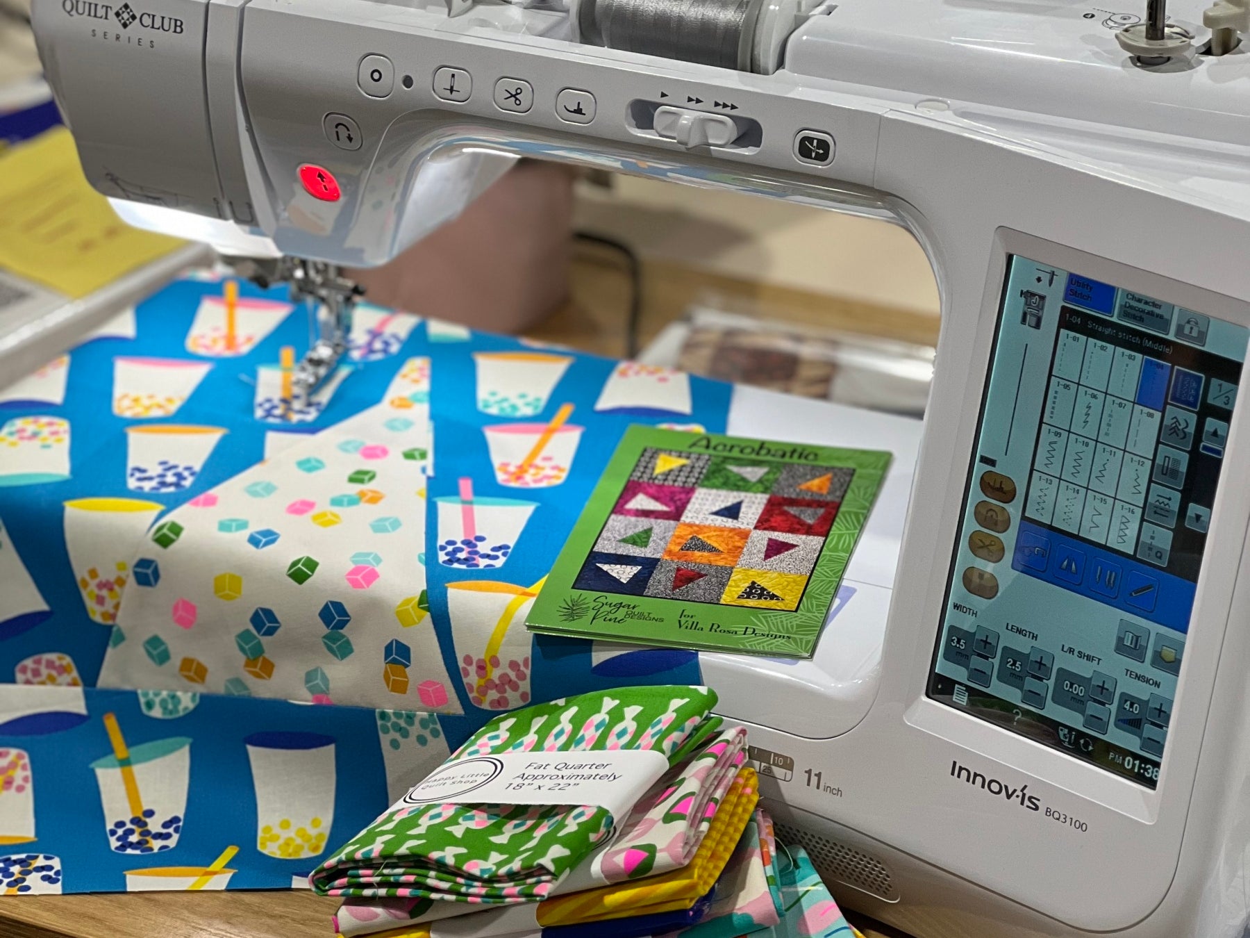 Acrobatic Quilt Kit- Eye Candy Edition - Happy Little Quilt Shop