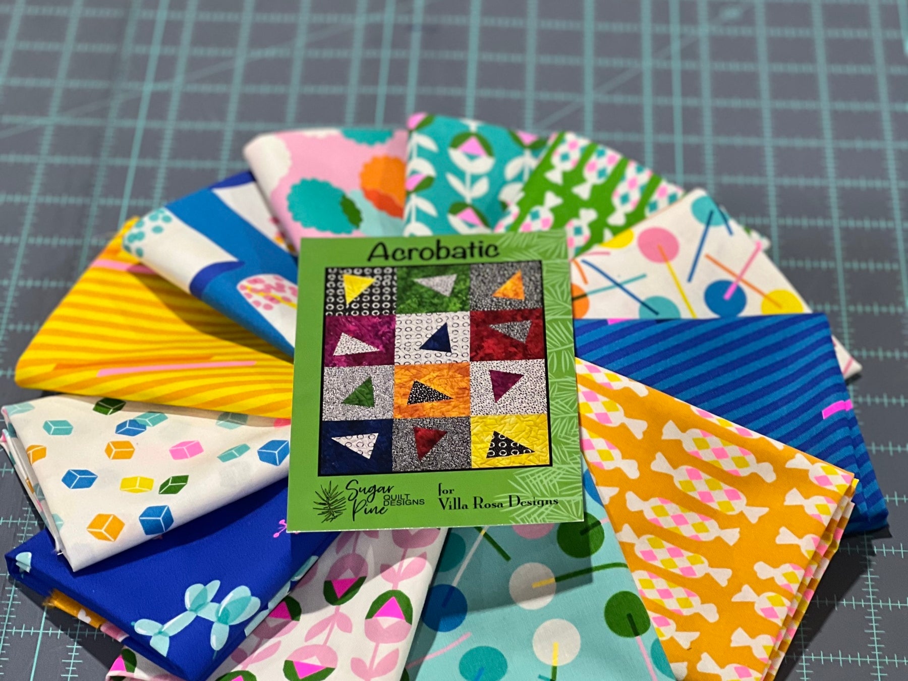 Acrobatic Quilt Kit- Eye Candy Edition - Happy Little Quilt Shop