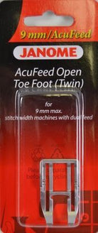 Acufeed Open Toe Foot, (Twin) - Happy Little Quilt Shop
