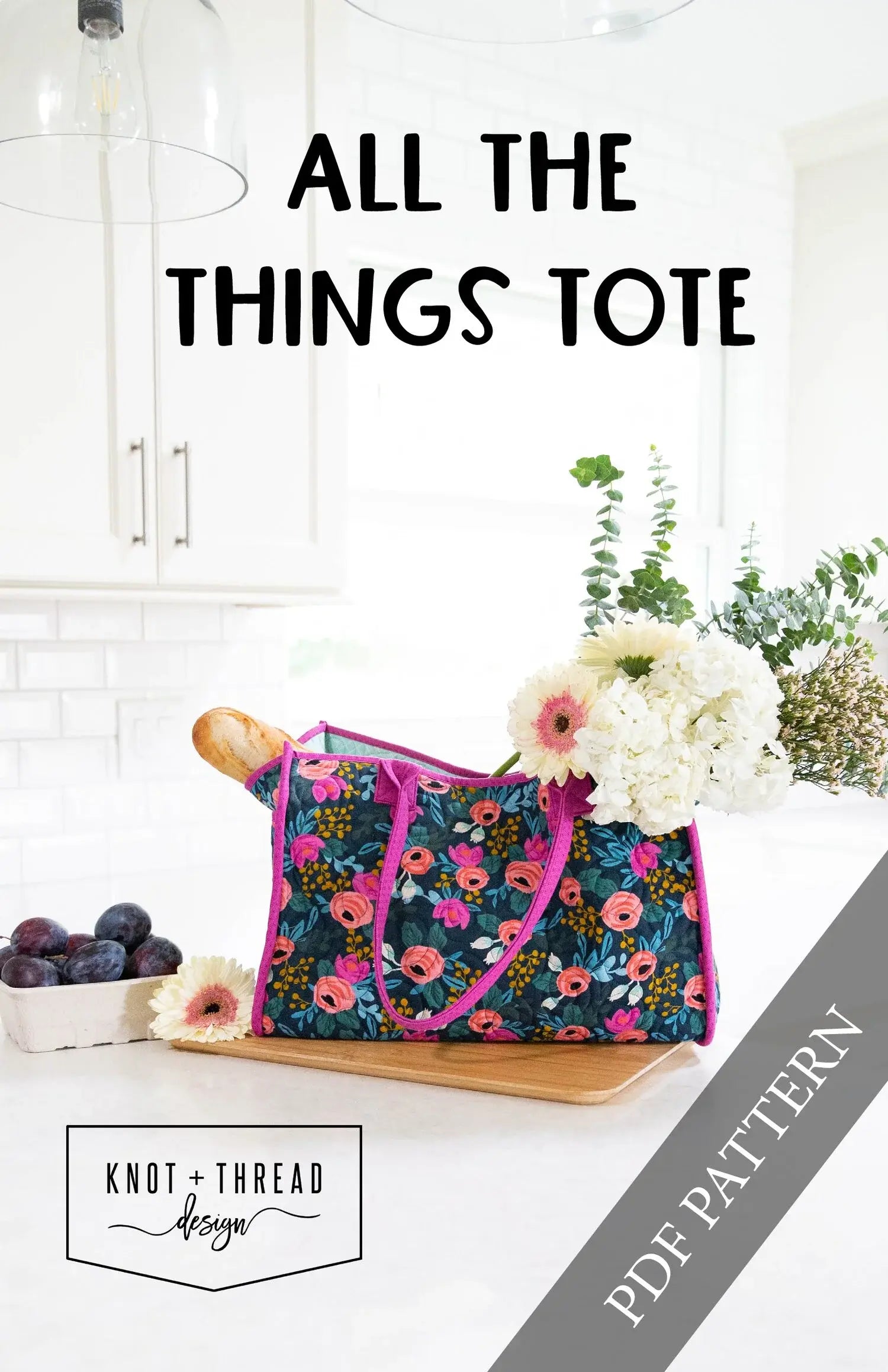 All The Things Tote by Knot + Thread Designs - Happy Little Quilt Shop