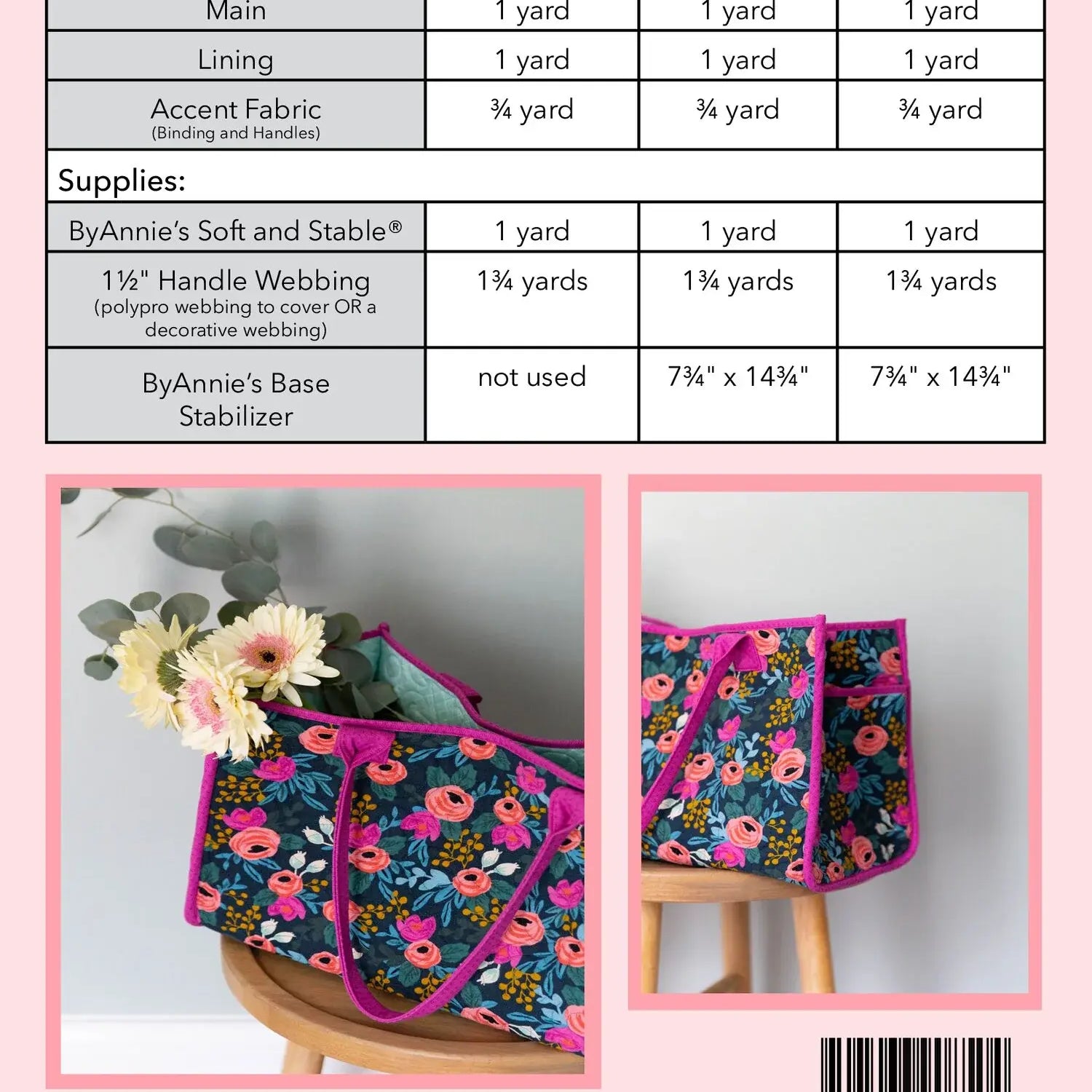 All The Things Tote by Knot + Thread Designs - Happy Little Quilt Shop