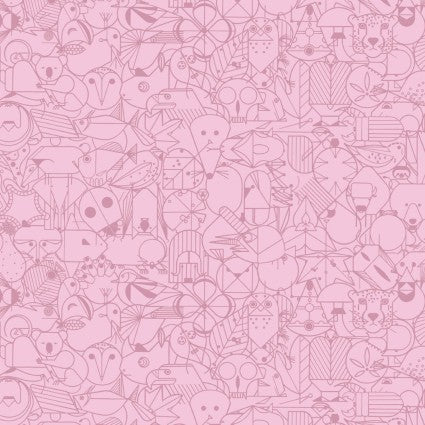 Charley Harper End Papers - COTTON CANDY - Happy Little Quilt Shop