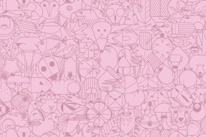 Charley Harper End Papers - COTTON CANDY - Happy Little Quilt Shop