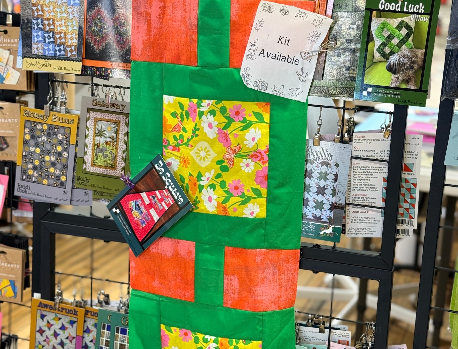 Be Square Table Runner Kit (Best Day Ever) - Happy Little Quilt Shop