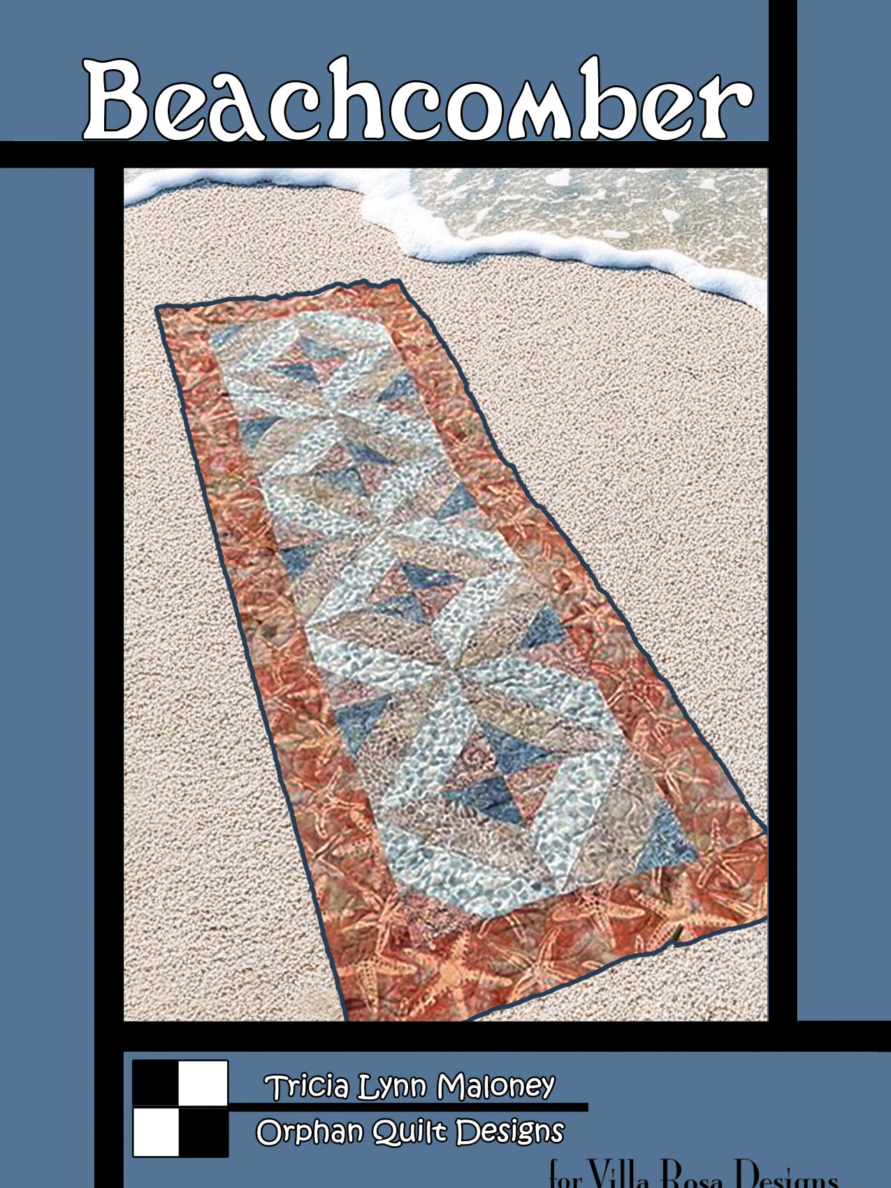 Beachcomber Table Runner Kit (Villa Rosa Pattern) - Happy Little Quilt Shop