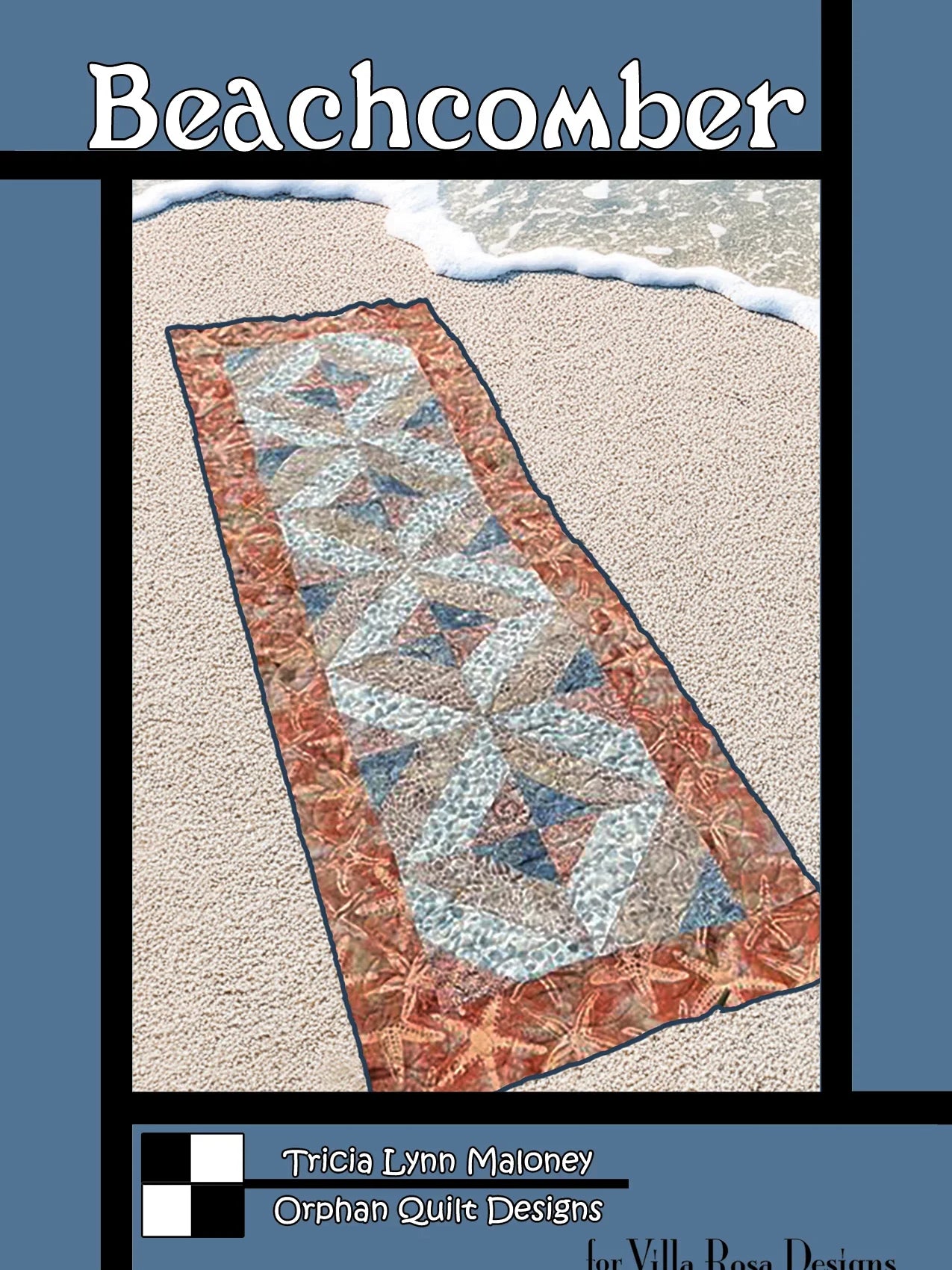 Beachcomber Table Runner Kit (Villa Rosa Pattern) - Happy Little Quilt Shop