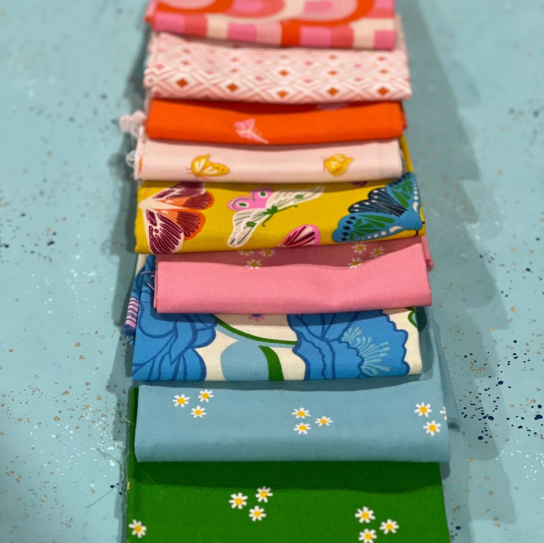 Bear Camp Quilt Kit- Scrappy Flowerland Edition - Happy Little Quilt Shop