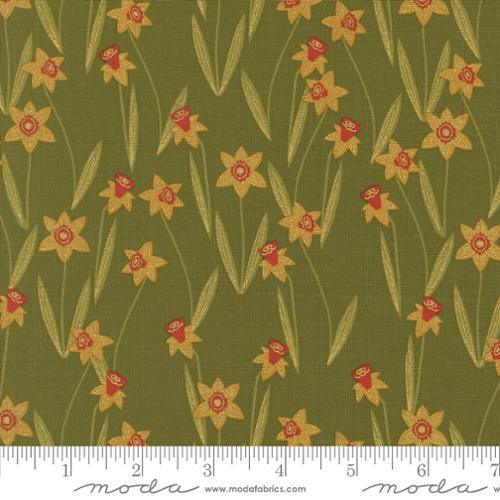 Bee Garden Metallic Ivy 48413 12M Moda fabric - Happy Little Quilt Shop