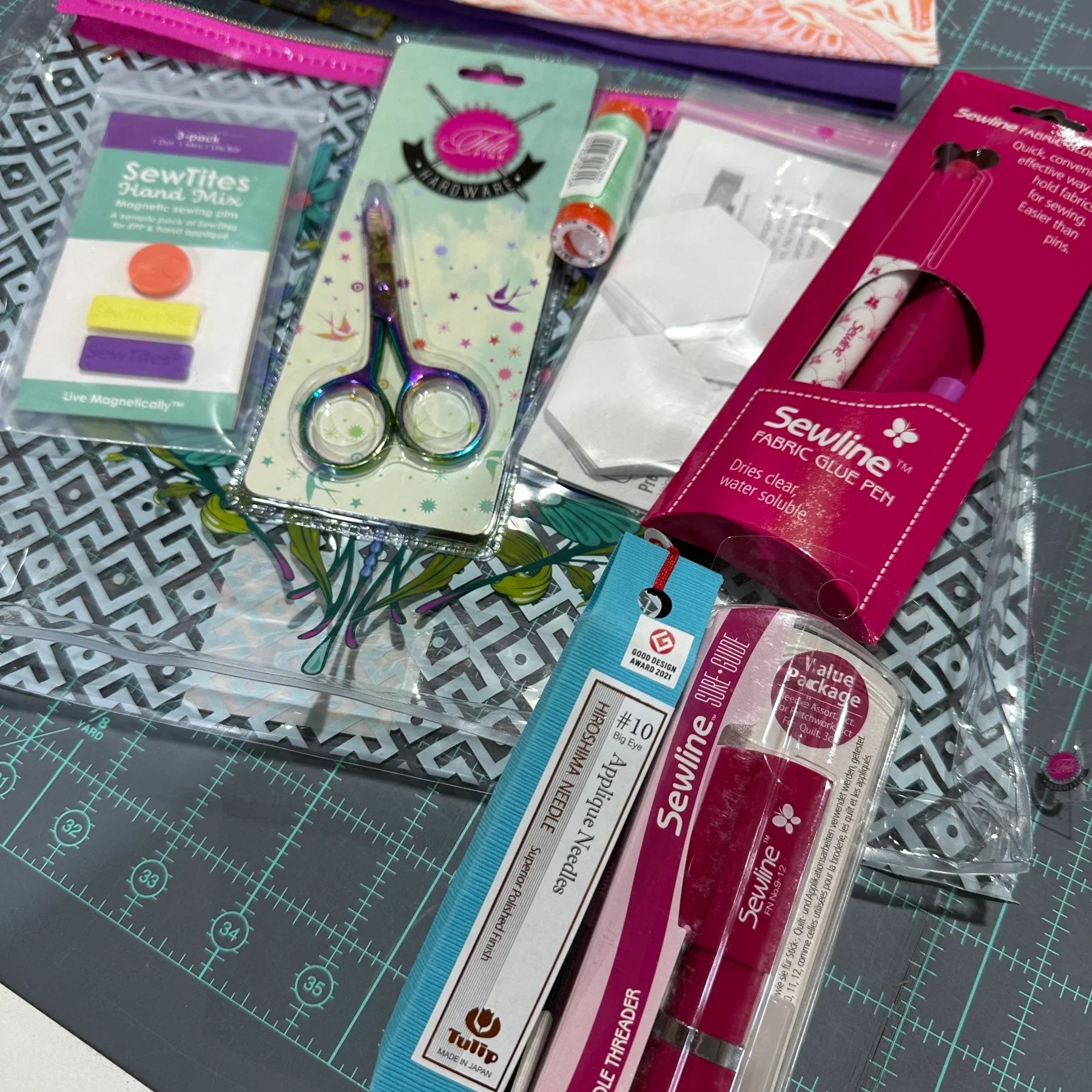 Beginner English Paper Piecing Kit- Tula Pink Edition - Happy Little Quilt Shop
