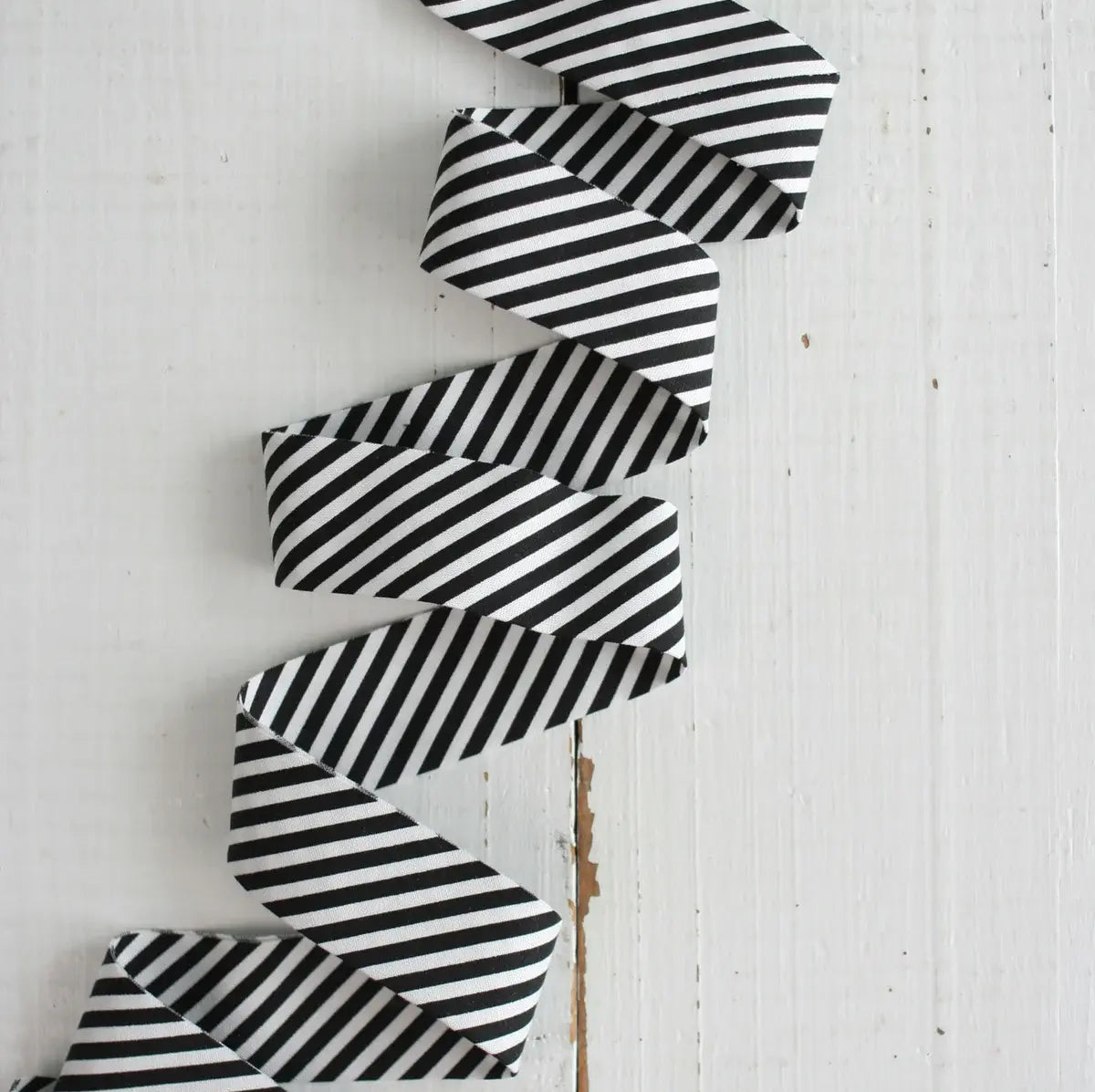 Black Stripe Bessie Pearl Bias Binding 2.5" - Happy Little Quilt Shop