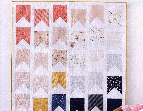 Bookmarks Quilt Pattern by Cotton and Joy Patterns - Happy Little Quilt Shop