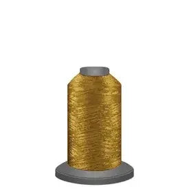Bright Gold Glisten Thread - Metallic 60089 - Happy Little Quilt Shop
