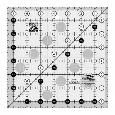 Creative Grids Quilt Ruler 7-1/2in Square - Happy Little Quilt Shop