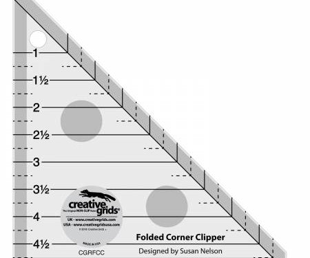 Creative Grids Quilt Ruler Folded Corner Clipper Tool - Happy Little Quilt Shop