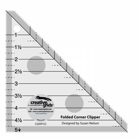 Creative Grids Quilt Ruler Folded Corner Clipper Tool - Happy Little Quilt Shop