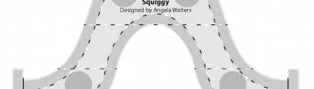 Creative Grids Machine Quilting Tool - Squiggy - Happy Little Quilt Shop