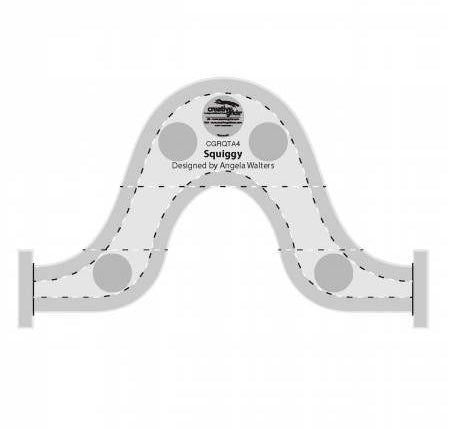 Creative Grids Machine Quilting Tool - Squiggy - Happy Little Quilt Shop