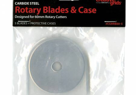Creative Grids 60mm Replacement Rotary Blade 5pk - Happy Little Quilt Shop