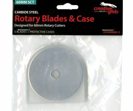 Creative Grids 60mm Replacement Rotary Blade 5pk - Happy Little Quilt Shop