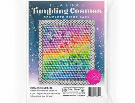 Tumbling Cosmos Pattern and Paper Pieces - Happy Little Quilt Shop