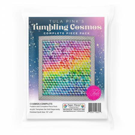 Tumbling Cosmos Pattern and Paper Pieces - Happy Little Quilt Shop