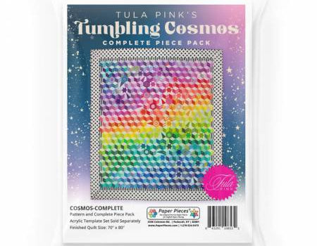 Tumbling Cosmos Pattern and Paper Pieces - Happy Little Quilt Shop