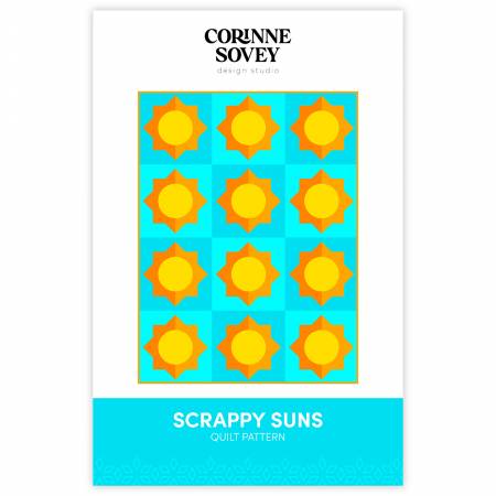 Scrappy Suns Quilt Pattern - Happy Little Quilt Shop