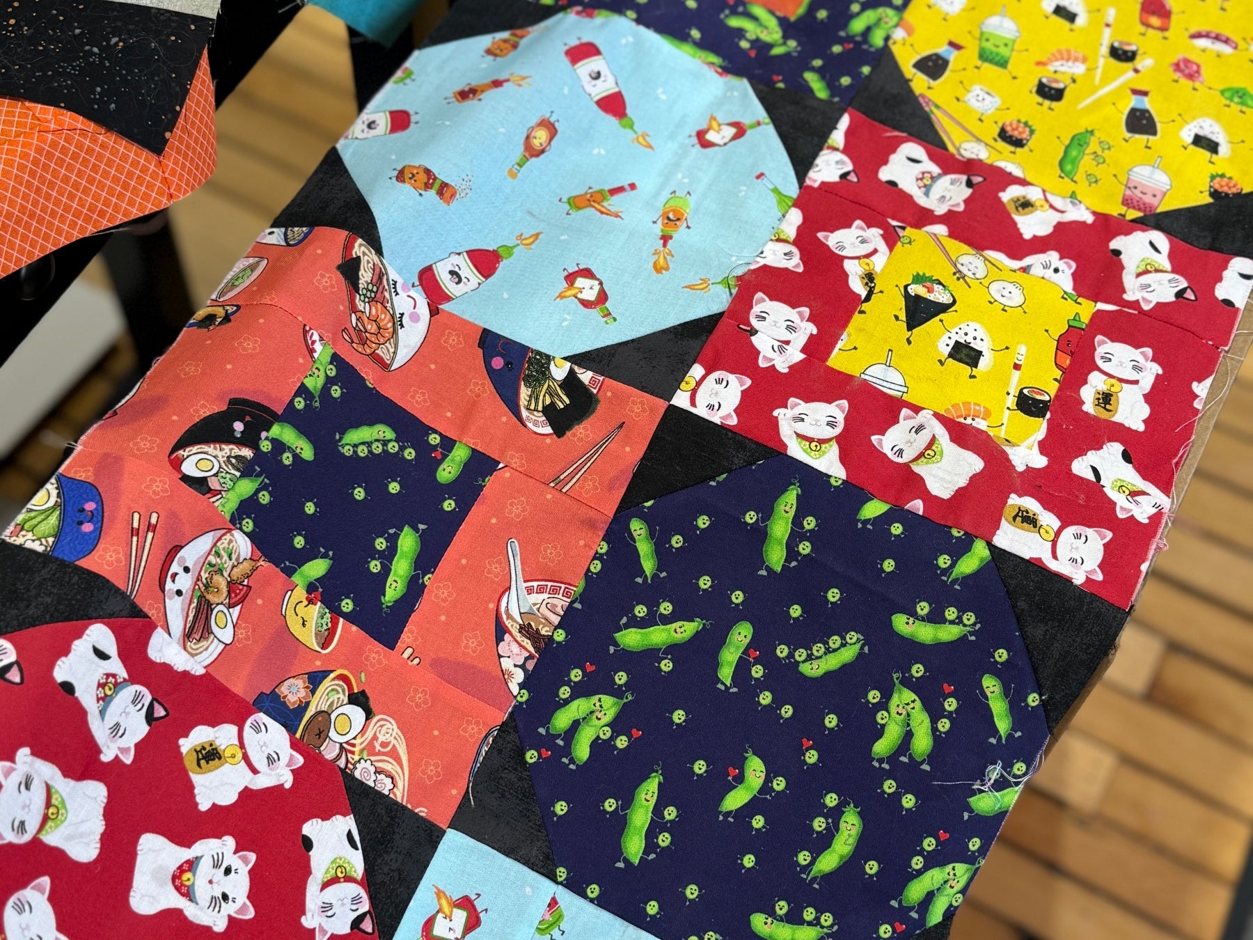 Carousel Table Runner Kit - Happy Little Quilt Shop
