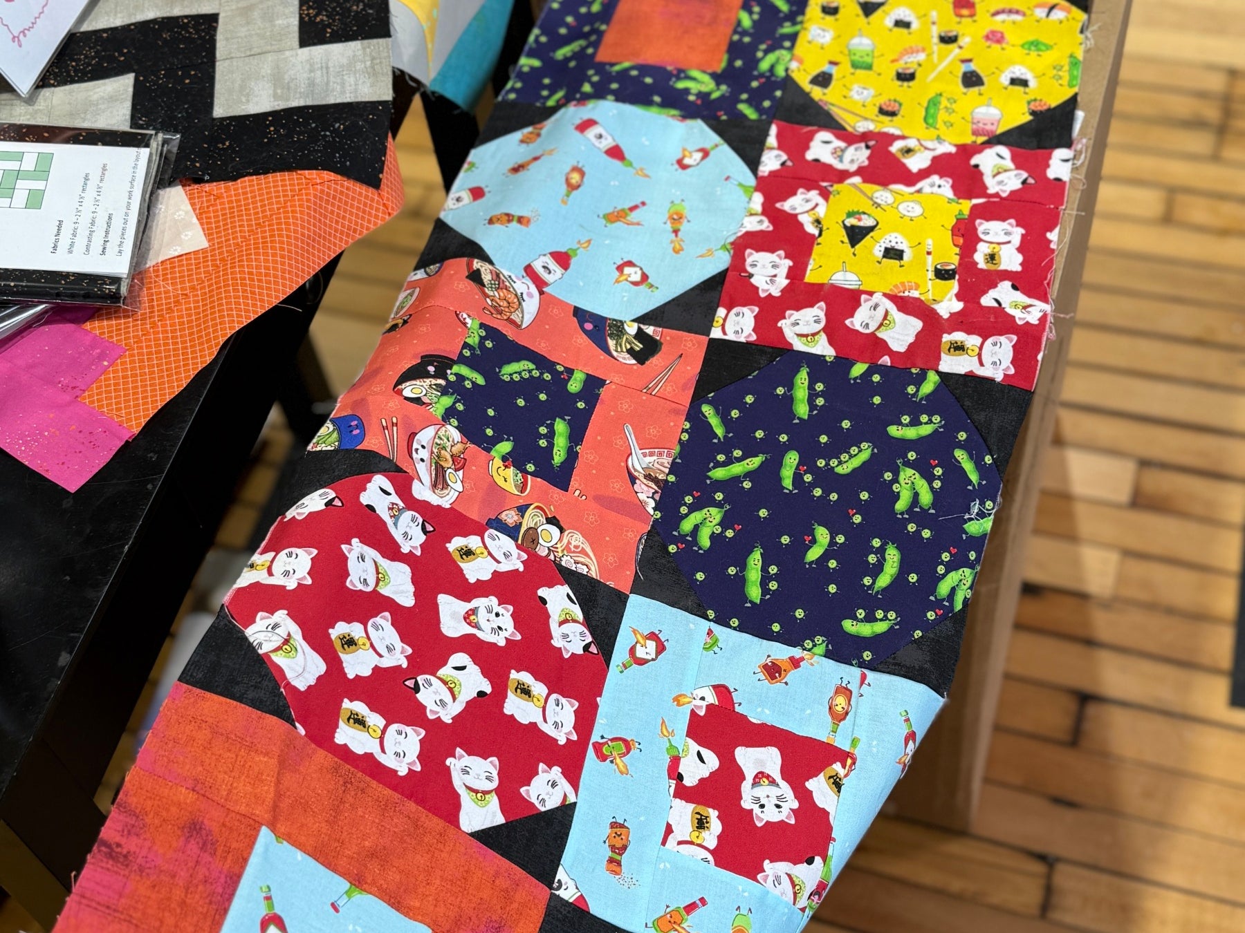Carousel Table Runner Kit - Happy Little Quilt Shop
