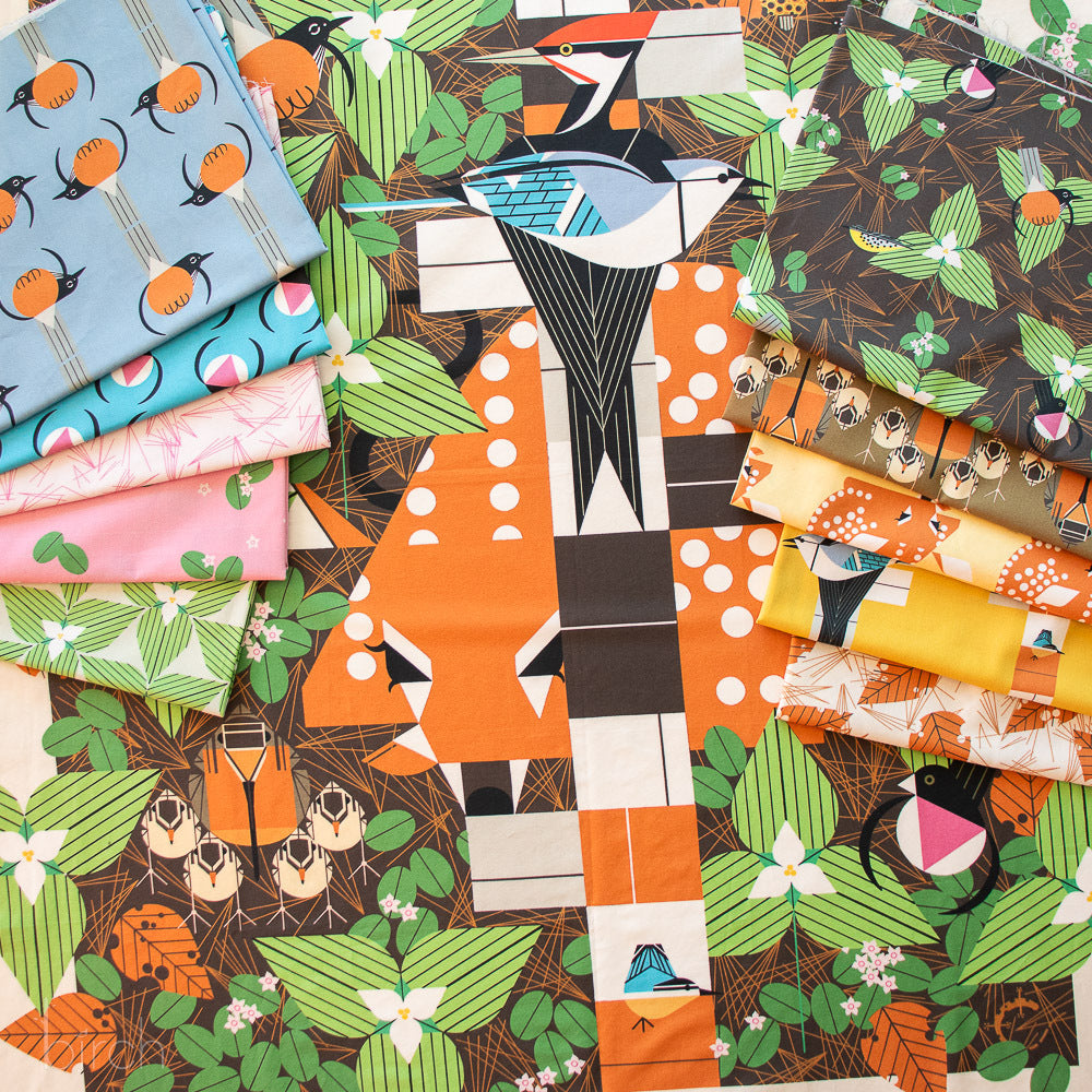 Charley Harper Michigan Audubon Fat Quarter Bundle - Happy Little Quilt Shop