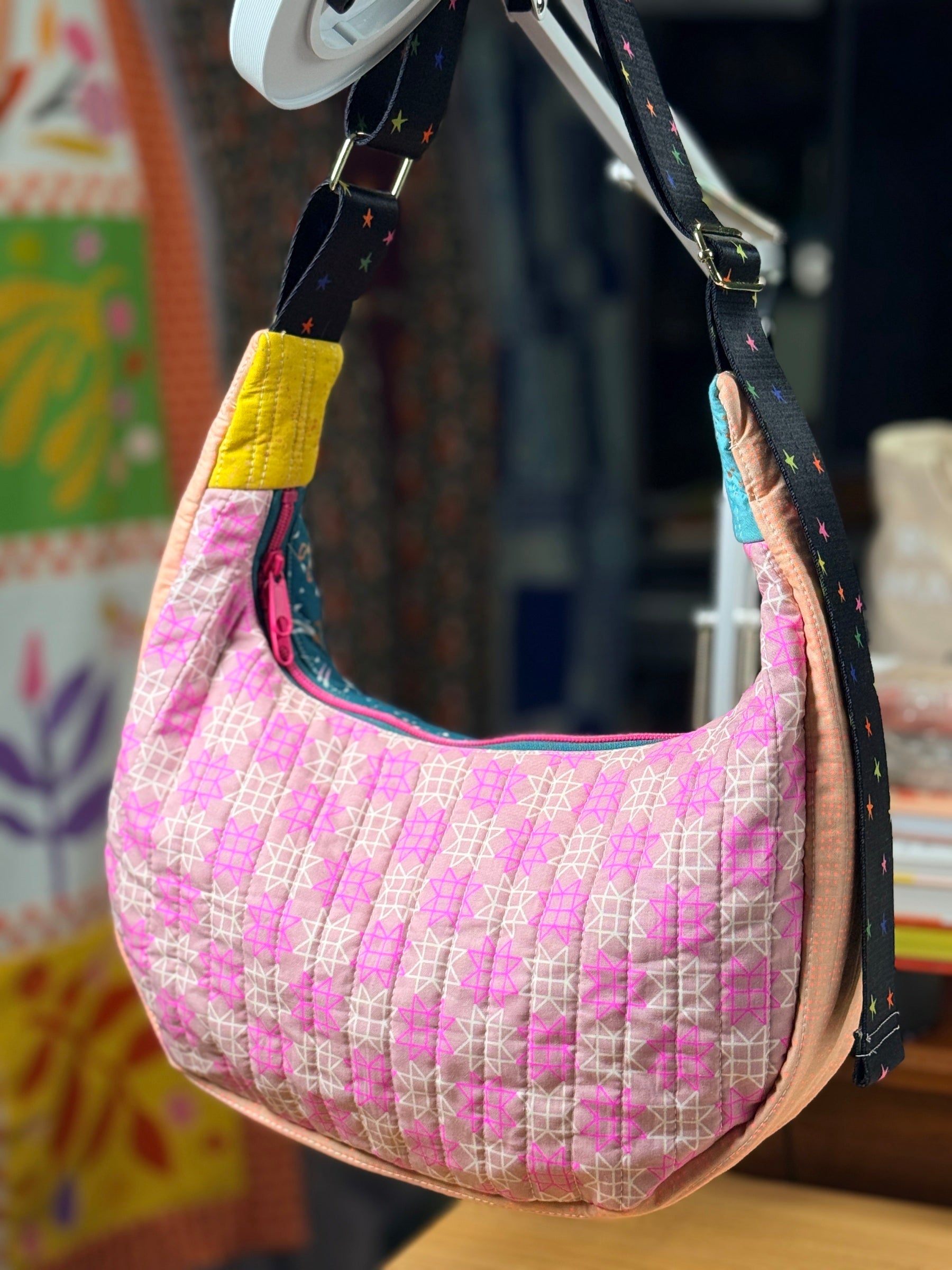 Crescentwood Quilted Bag - Happy Little Quilt Shop