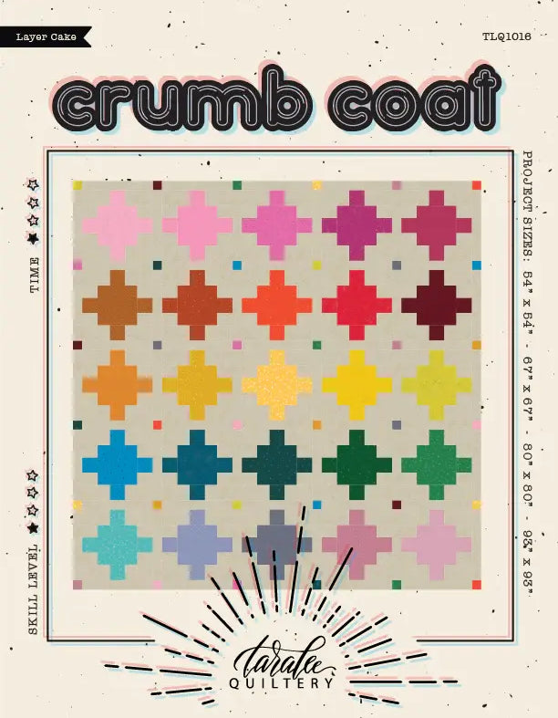 Crumb Coat Quilt Pattern TLQ 1016 by Taralee Quiltery - Happy Little Quilt Shop