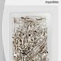 Safety Pins Assorted Sizes 50ct 6/box - Happy Little Quilt Shop