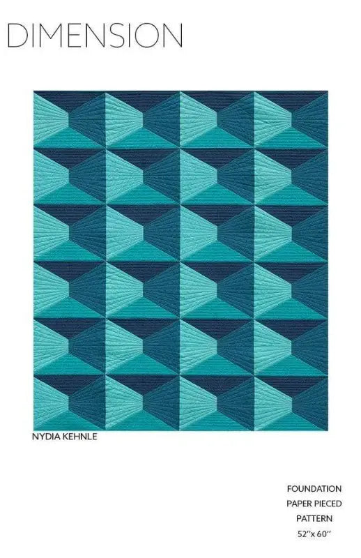 Dimension Foundation Paper Pieced Quilt Pattern - Happy Little Quilt Shop