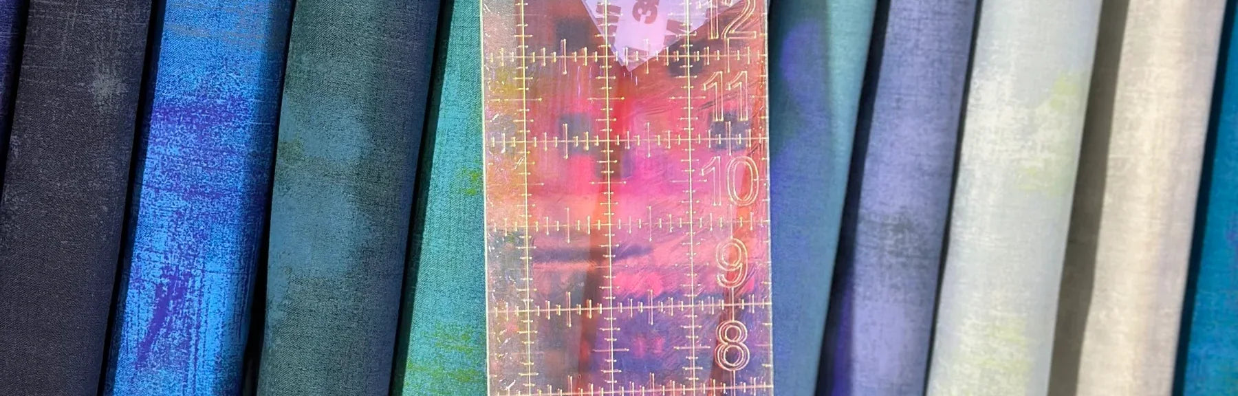 Fat Quarter Quilting Ruler- Iridescent - Happy Little Quilt Shop