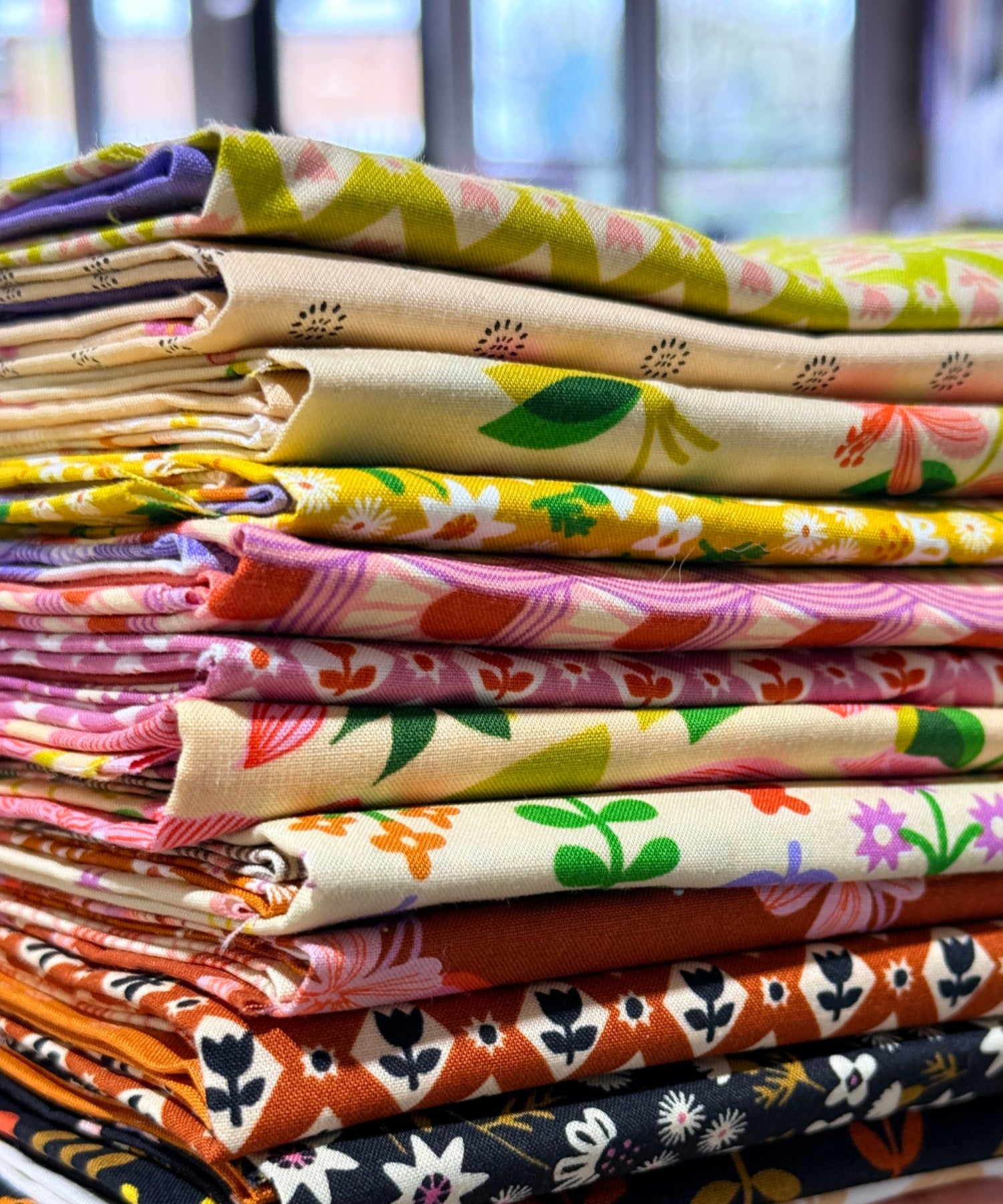 Favorite Flowers Fat Quarter Bundle Ruby Star Society - Happy Little Quilt Shop