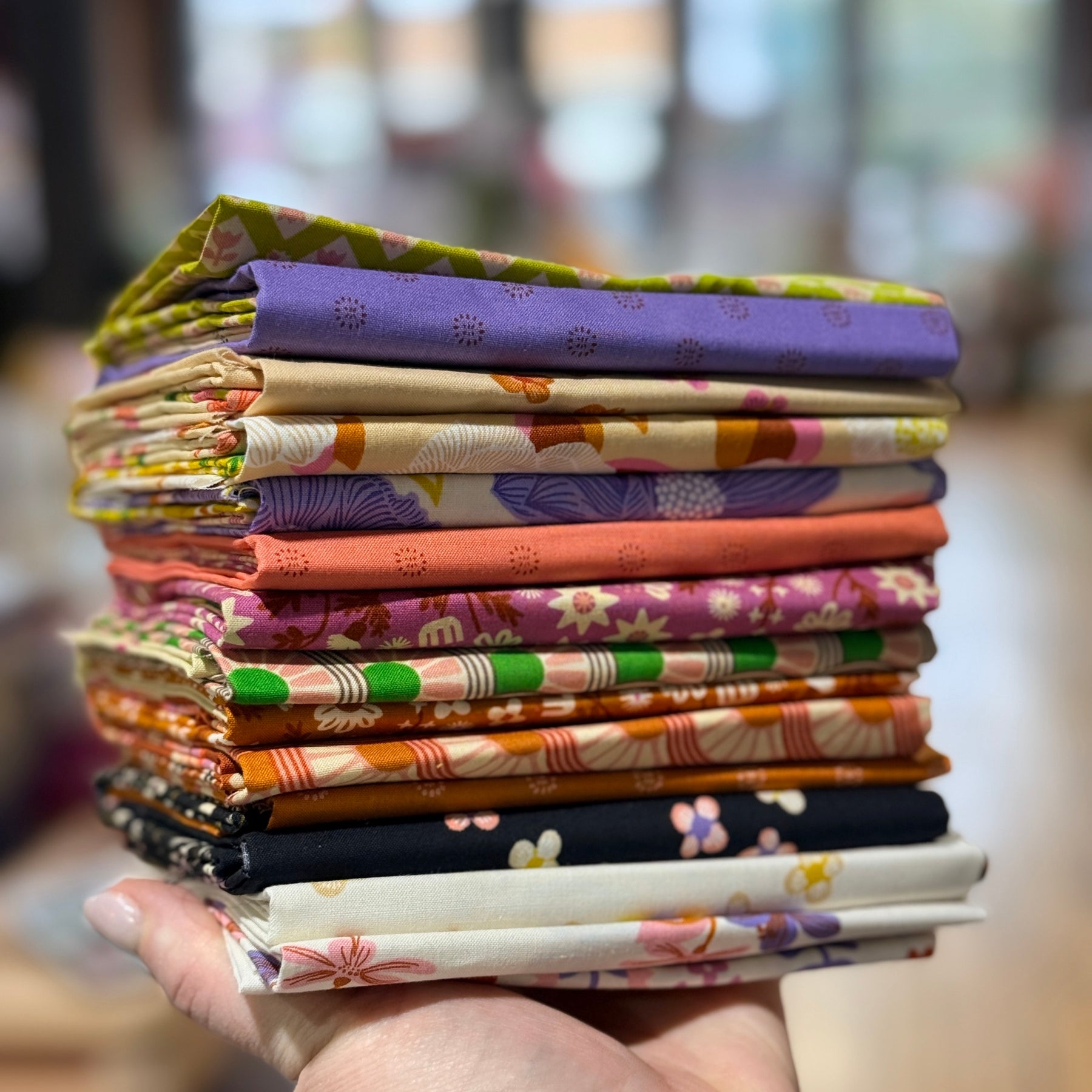 Favorite Flowers Fat Quarter Bundle Ruby Star Society - Happy Little Quilt Shop