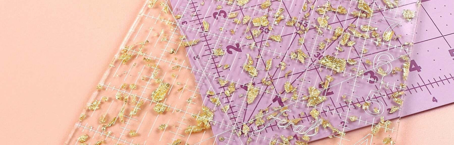 Feral Notions Golden Quilting Ruler 6*24" - Happy Little Quilt Shop