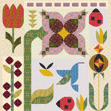 Floral Felicity Hummingbird Block Kit - Cool - Happy Little Quilt Shop