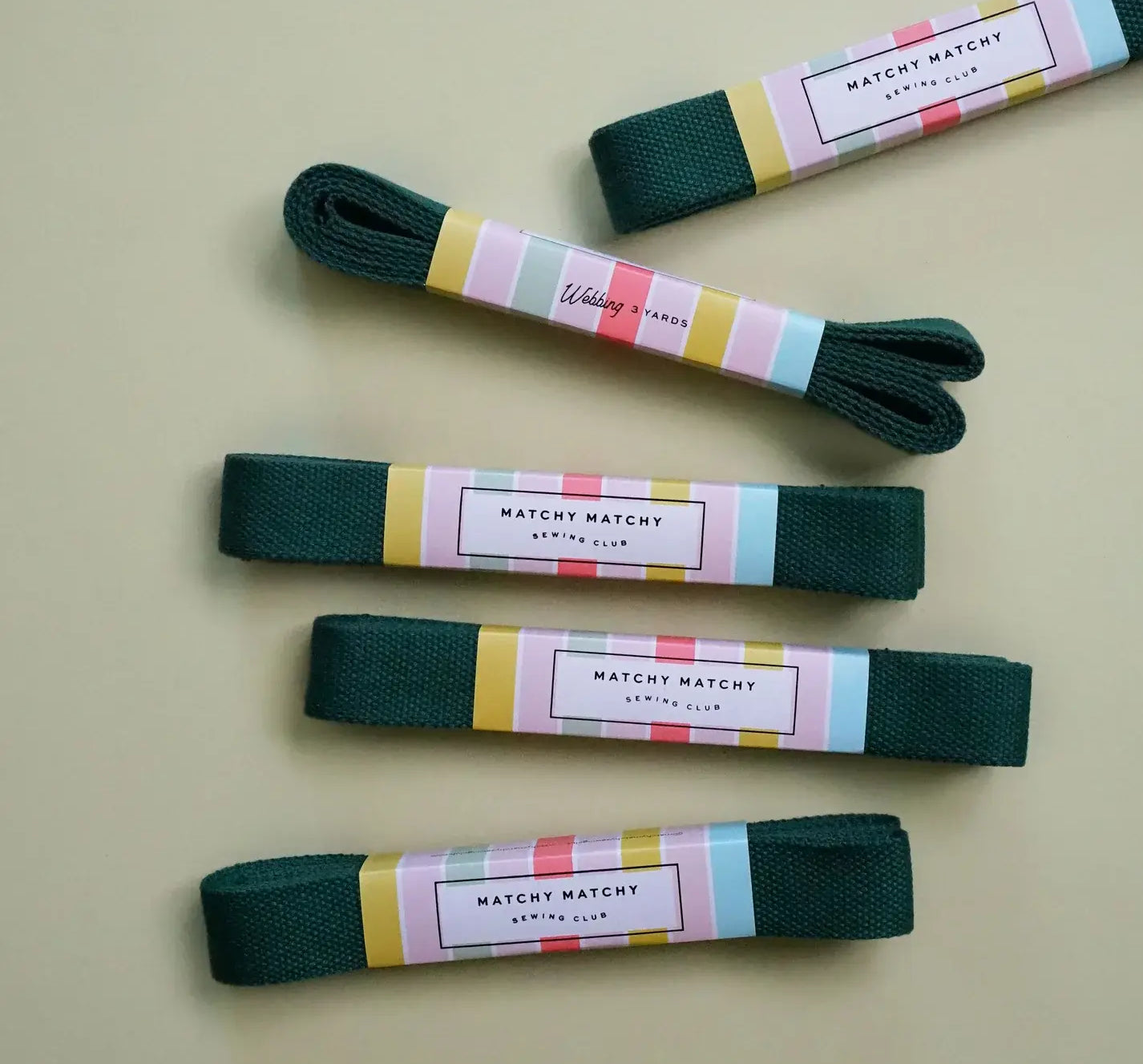 Forest Webbing- Matchy Matchy Sewing Club - Happy Little Quilt Shop