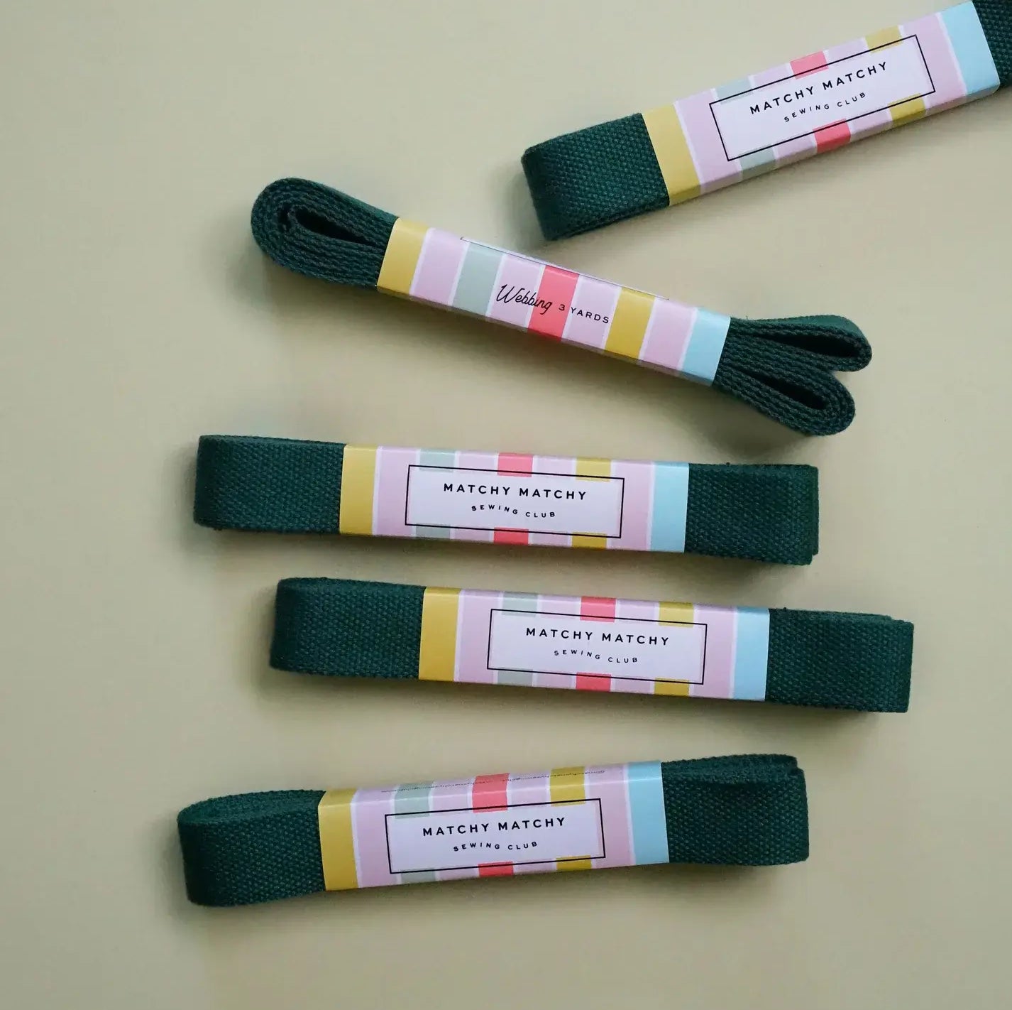 Forest Webbing- Matchy Matchy Sewing Club - Happy Little Quilt Shop