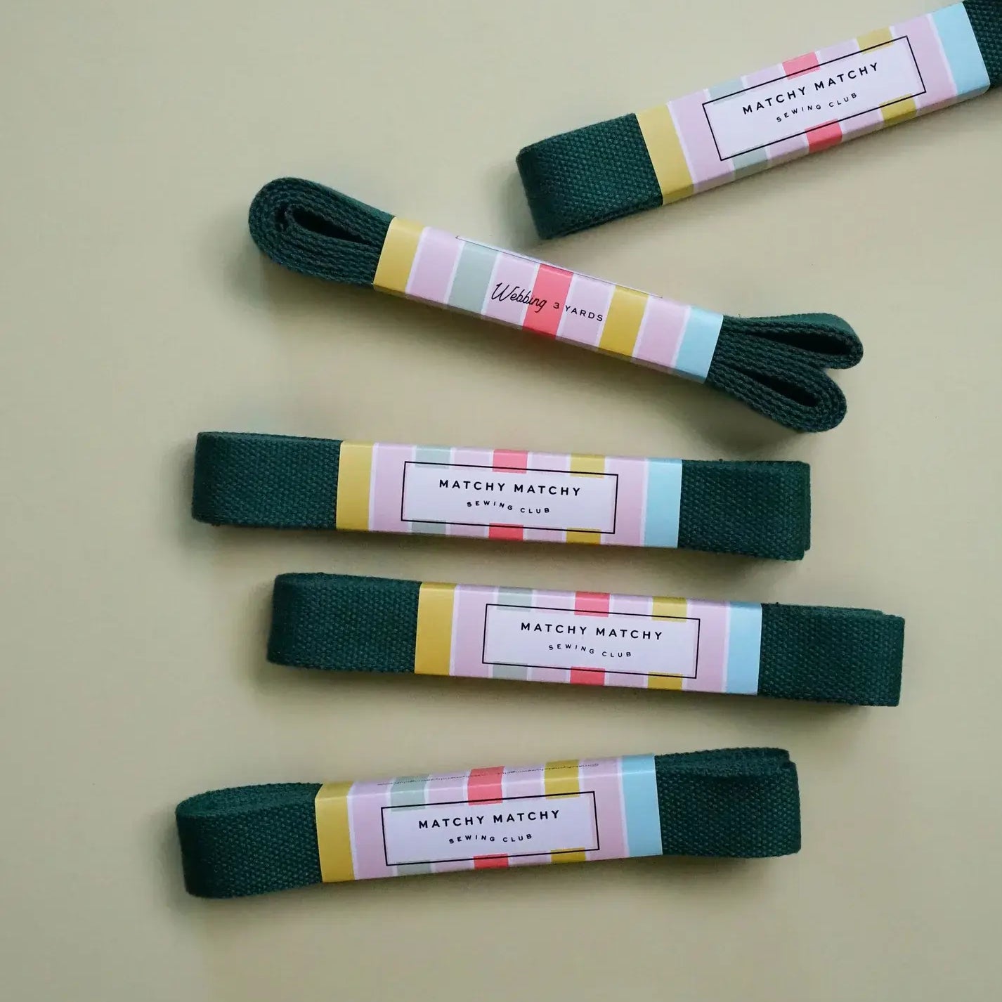Forest Webbing- Matchy Matchy Sewing Club - Happy Little Quilt Shop